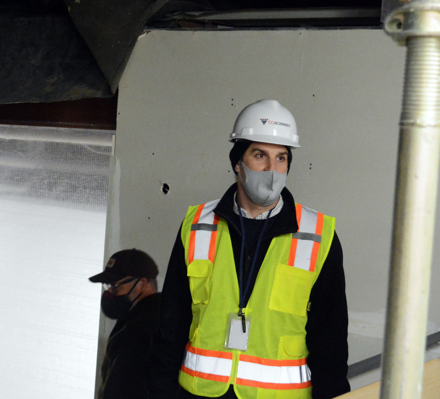 Tour of Jack Young Middle School construction, Dec. 7
